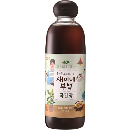 [메가마트]샘표 새미네 부엌 국간장, 830ml, 1개