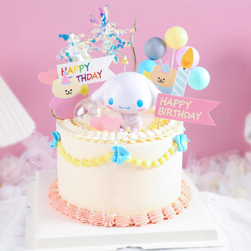 귀엽고 동글동글한 산리오 캐릭터 미니어쳐 피규어 세트