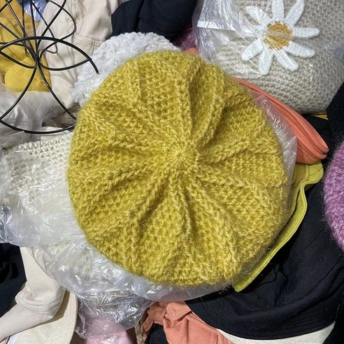베레모 자녀 가을 겨울 거리 털실 모자 팔각 모자 귀엽다 화가 모자