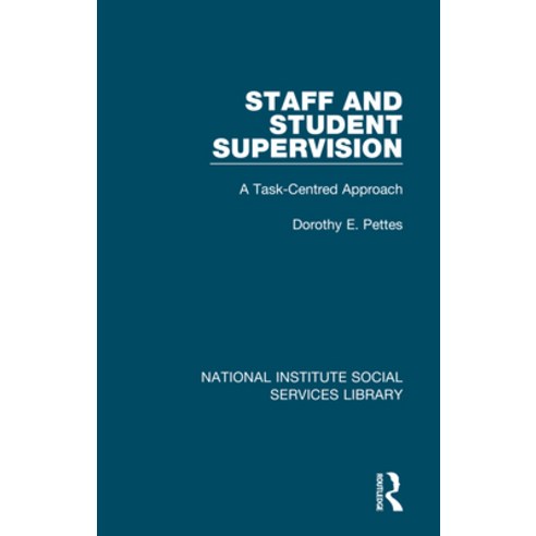 (영문도서) Staff and Student Supervision: A Task-Centred Approach Paperback, Routledge, English, 9781032060347