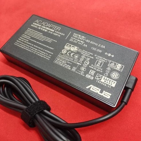 Carregador A18-150P1A AC Asus Rog G531GT FX505 용 20V 7.5A 6.0x3.7mm 150W, 01 6.0x3.7mm_01 No power cord