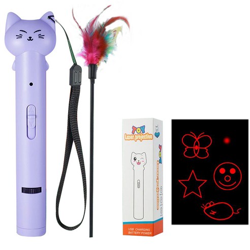 BITERE 애완 동물 고양이 완구 반려 동물 고양이 장난감 불빛 놀이, 1개, 05