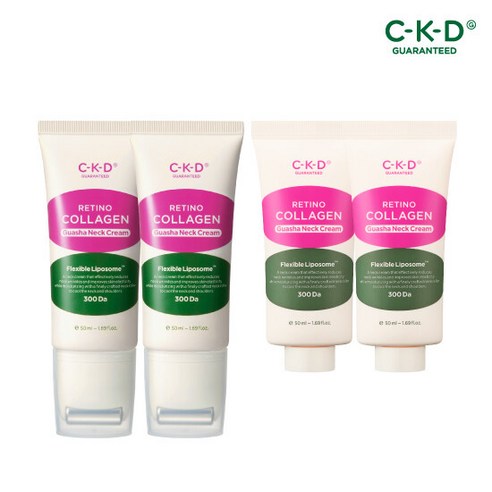 (종근당건강) CKD 레티노콜라겐 괄사 목주름 크림 50ml 총 4개 (본품 2개 + 리필 2개), 괄사목주름크림 50ml, 1개