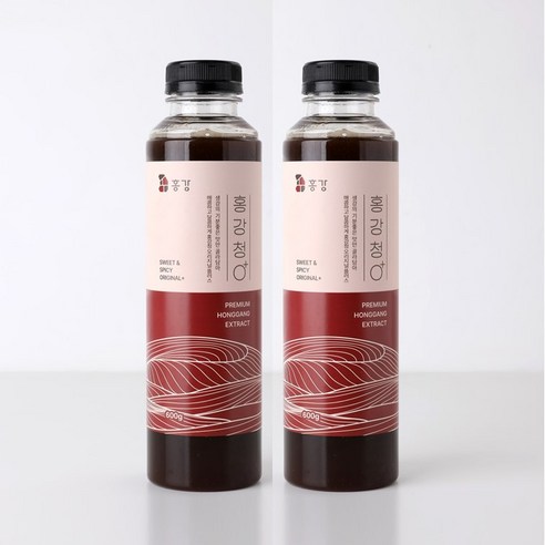 홍강청OPlus/SPICY 100% 국내산 생강사용 생강청 생강차, 600ml, 2개, 1개입