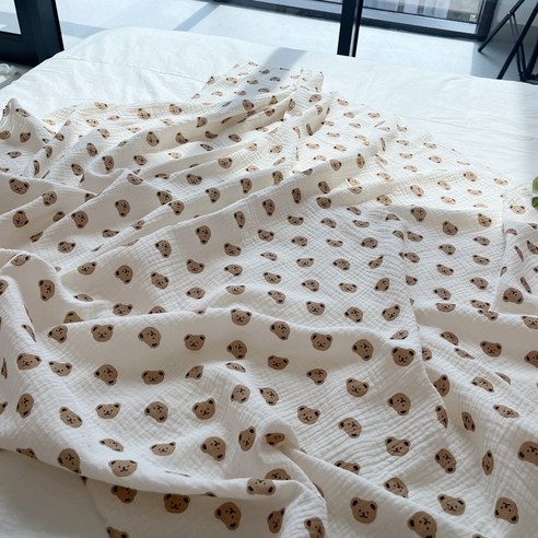 CP016 탐나요 면20수 이중거즈 요루 원단, 180cm, 멍멍