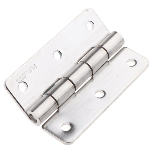 Ursmart 90x60mm 모든 스테인레스 스틸 8 홀 장착 베어링 핀 스틸 힌지, 실버, 설명, 설명