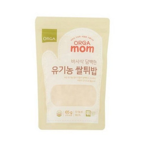 올가 유기농 쌀튀밥, 쌀, 9개, 65g