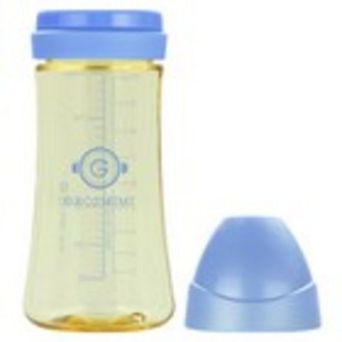 그로미미 PPSU 젖병 300ml, 노꼭지, 스카이블루