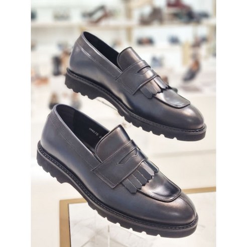 DAKS 닥스 남성 3CM Y팁 클리퍼 로퍼 DMM3301 KH40 네이비