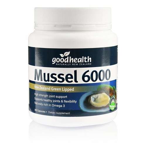 굿헬스 초록입홍합 6000mg 300캡슐, 300개, 1개