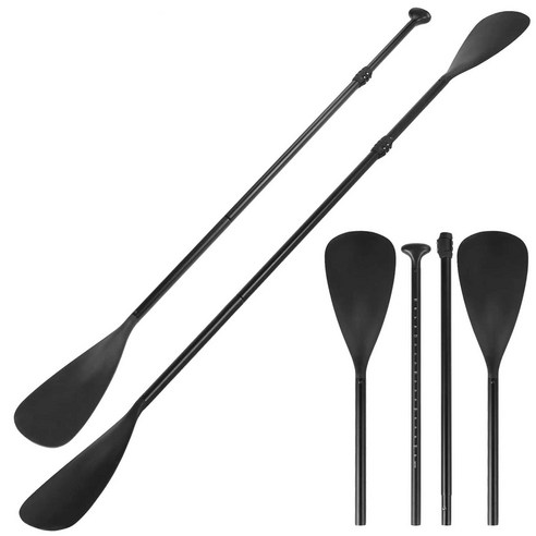 이중 낚시받침틀 4 목적 조정 가능한 SUP 패들 카약 보트 스탠드 업 보드, 러시아, Type 2 Black