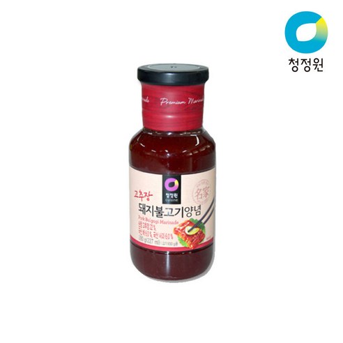 청정원 고추장 돼지불고기 양념, 500g, 4개