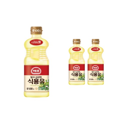 사조해표 해표 식용유 500ml [2개], 2개 
가루/조미료/오일