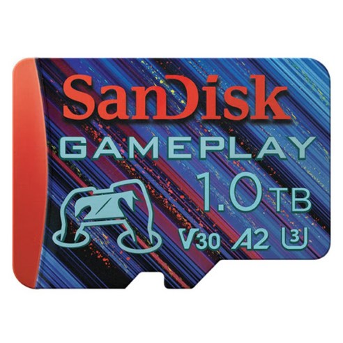 샌디스크 게임 플레이 A2 U3 4K V30 SD 카드, 1개, 1TB