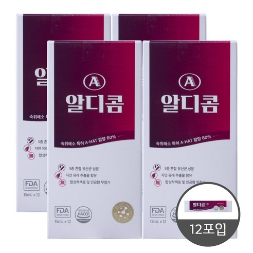 알디콤 숙취해소제, 180g, 2개