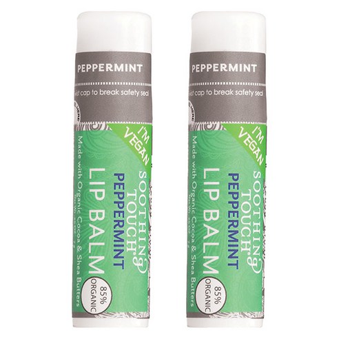수딩터치 립밤 7g, 2개, Peppermint
