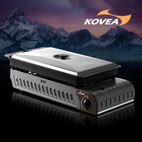 캠핑의 품격을 높이는 코베아 구이바다 블랙에디션 다이아몬드 코팅 한정판