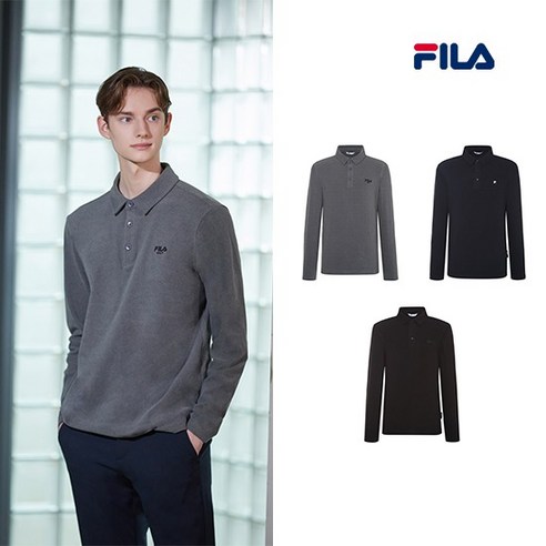 [FILA GOLF] 23FW OTTIMA WARM 프리모션 기모 카라티 남 3종