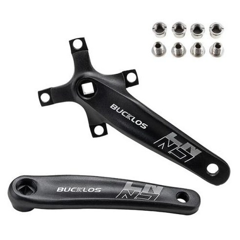 자전거부품 자전거 기어 크랭크 BUCKLOS MTB Crankset 알루미늄 합금 104BCD 자전거 32/34/36/38/40/42T 사, 19 Crank