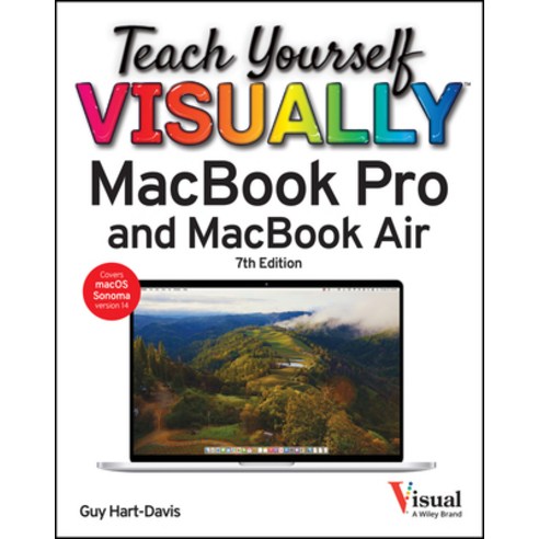 (영문도서) Teach Yourself Visually Macbook Pro and Macbook Air Paperback, Visual, English, 9781394251322