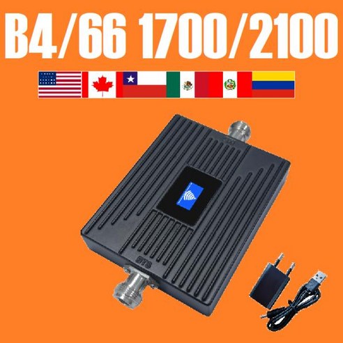 4G 5G 셀룰러 모바일 신호 증폭기 부스터 리피터 멕시코 Iusacell Movistar Nextel Telcel Chile Claro B5 B4 B66 B2 B25 B7, 없음, 없음, 3) 1700M Band 4 66