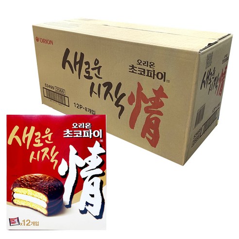 오리온 초코파이, 468g, 8개