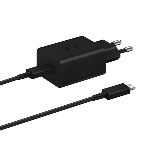 삼성 45W 초고속 충전기 C to C 케이블 포함 EP-T4510, 45W-블랙1개, 블랙=(EP-T4510XBKGKR), 1개