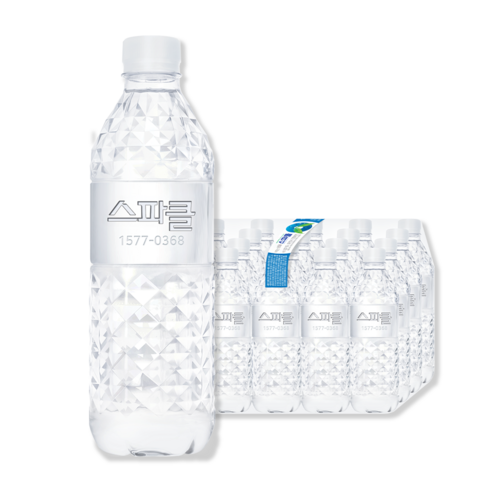 라벨 없는 편리함, 스파클 무라벨 생수로 간편하게!