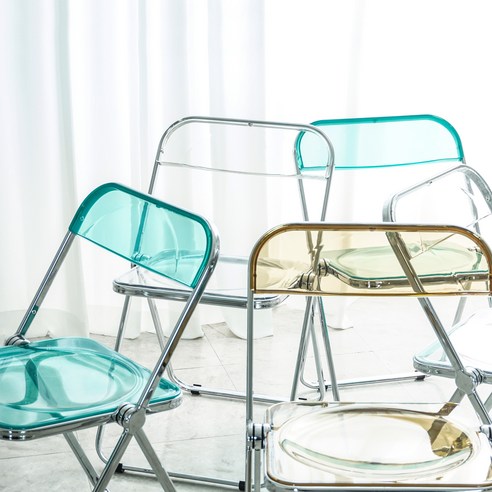 비셀리움 투명 접이식 의자, 1개