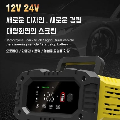 휴대용, 고출력, 안전, 편리한 오토바이 및 자동차 배터리 충전기