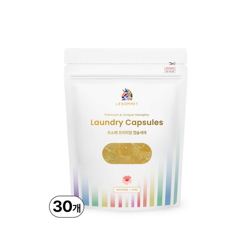 르소메 프리미엄 고농축 캡슐 세제 1세트당 30P, 15ml, 30개