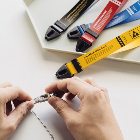 링케 디자인 핸드 스트랩 타포린, 핸드 스트랩 타포린/경고 블루, 1개