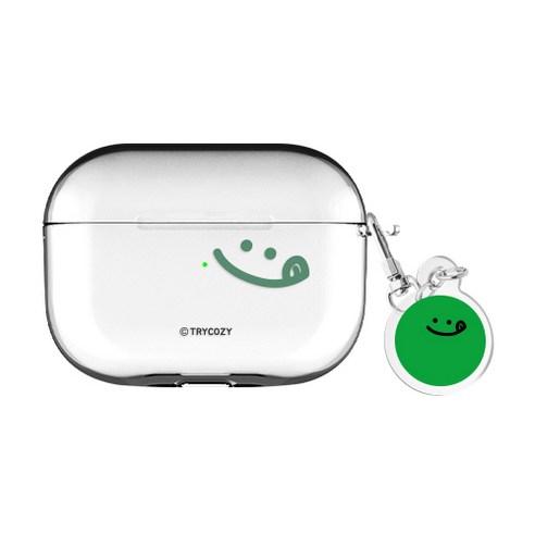 와글와글 에어팟프로 / 에어팟프로2 클리어 케이스+키링 세트, 와글와글-꾸러기, AirPods Pro(2세대)