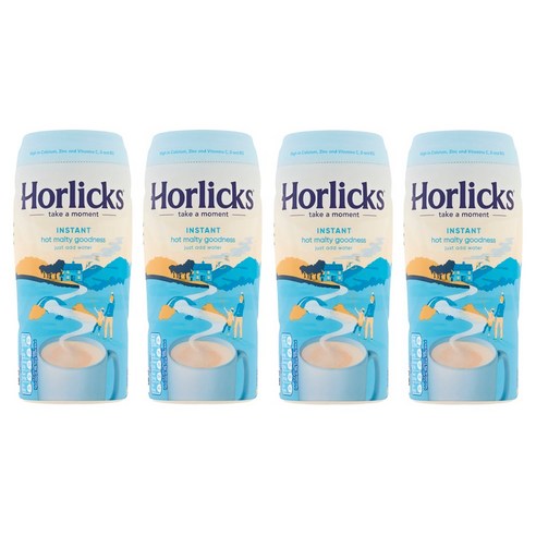 Horlicks Original 홀릭스 인스턴트 핫 몰티 밀크 500g 4개, 1개