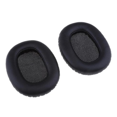 Denon AH-MM400 헤드폰용 단백질 가죽으로 만든 교체용 이어 쿠션, 설명, 블랙, 설명