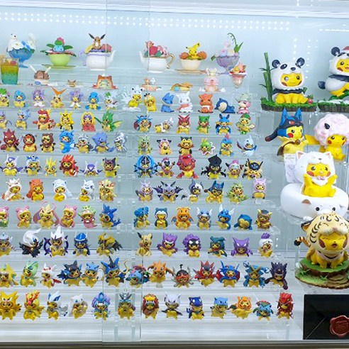 깔끔하고 세련된 전시를 위한 다목적 아크릴 계단식 진열대