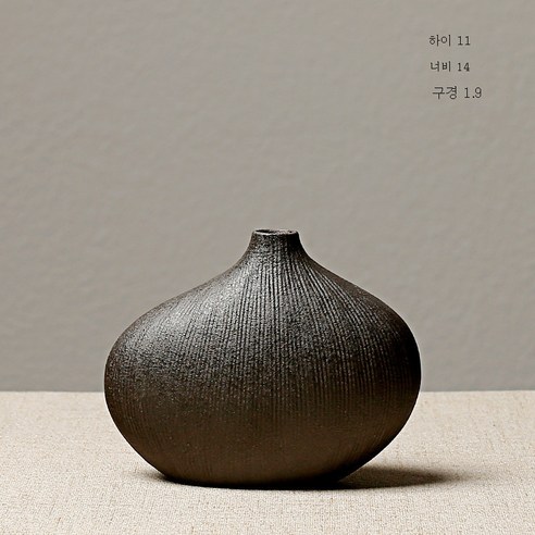 DFMEI 굵은 도자기 꽃꽂이 미디엄 플레이트 빈티지 도자기 심플 드라이플라워 아이디어 소품기 수배화 꽃꽂이 선의, DFMEI A타입-야흑, {"크기":"하나"}