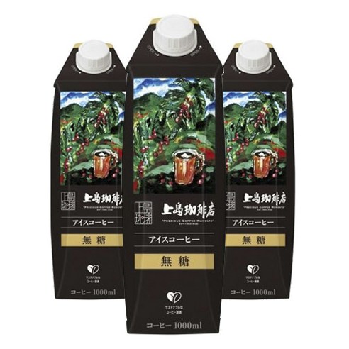 유씨씨 우에시마 커피점 아이스커피, 3개, 1L