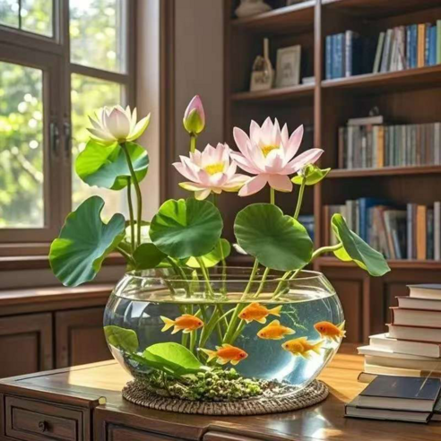 집에서 피어나는 작은 연못, 일상에 힐링을 선물하세요
