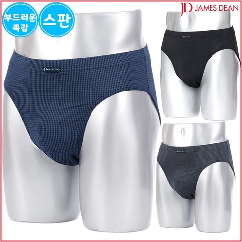제임스딘 남성 속옷 기능성 남자 삼각 팬티 3매입