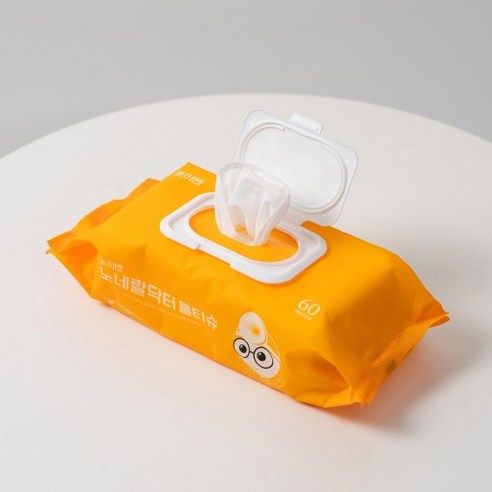 안심 성분과 촉촉함으로 온 가족 피부를 지켜주는 미이앤노네랄닥터 물티슈