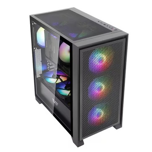 심미성과 기능성을 모두 만족시키는 darkFlash DRX70 MESH RGB 강화유리 케이스