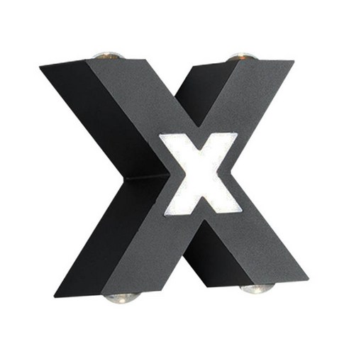 LED 벽 Sconce 4W 비품 조명 조명 도어 현관 홈 거실, 검은 자연스러운, 17x15.5x4.3cm., 알류미늄