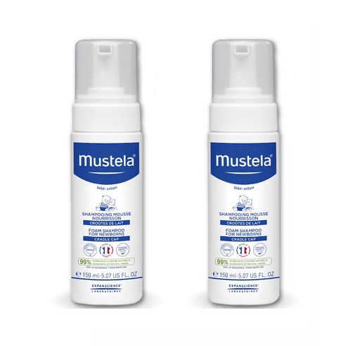 무스텔라 폼 샴푸 포 뉴본, 2개, 150ml