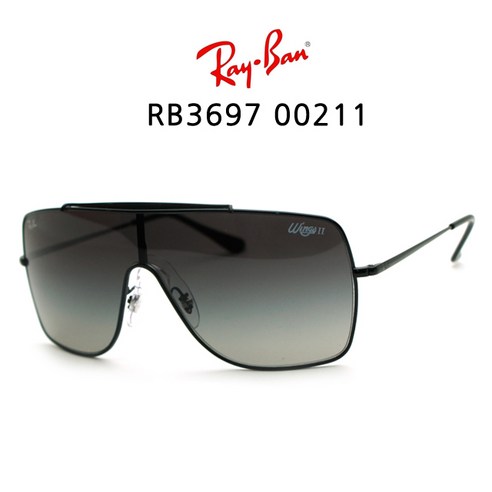 RAY BAN 레이벤 선글라스 Wings RB3697 002-11 신서유기7 은지원 착용