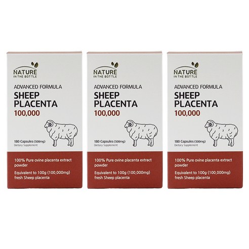 네이쳐인더보틀 호주산양태반 100000mg 180정