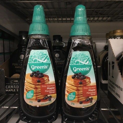 그린스 메이플 시럽 Green's Maple Flavoured Syrup 375gx2개, 375g, 2개