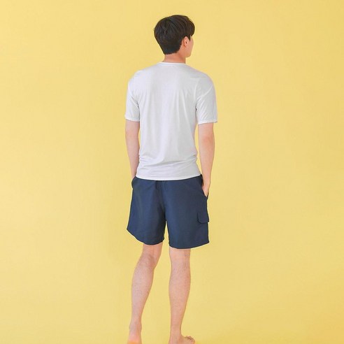 헤링본 남자 비치웨어 반바지 래쉬가드팬츠 보드숏 수영복 하의 휴양지 바캉스룩 해변 A25M