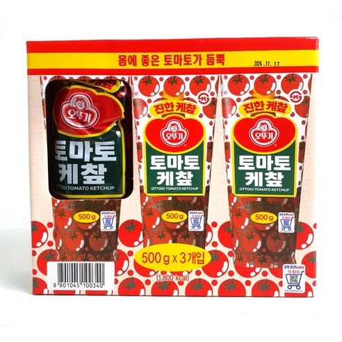 오뚜기 진한 토마토케찹, 500g, 1개