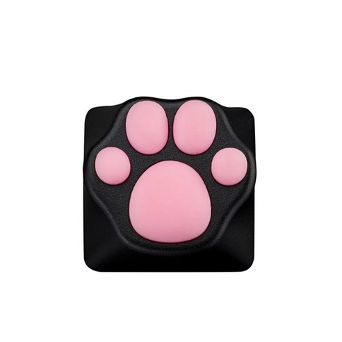 Cat Paw 키보드를위한 ABS & 실리콘 키티 발리시 캡 체리 MX 스위치 키 커버 키 커브 키 캡, 2, 하얀색
